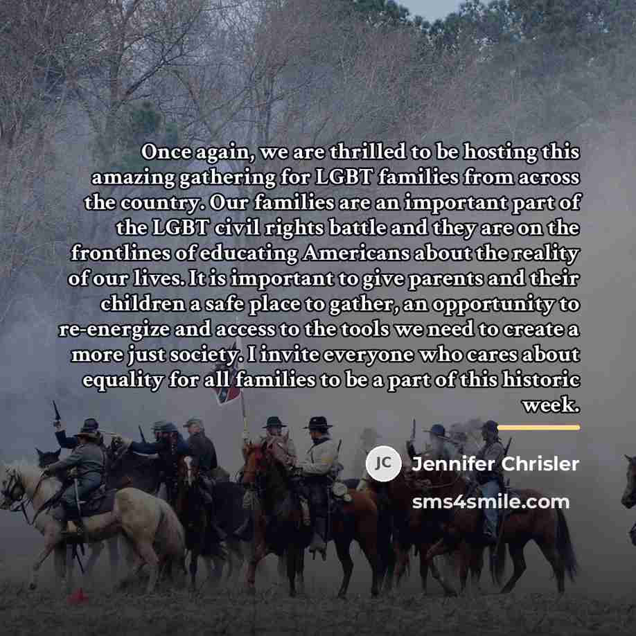 “Once again, we are thrilled to be hosting this amazing…” quote by Jennifer Chrisler