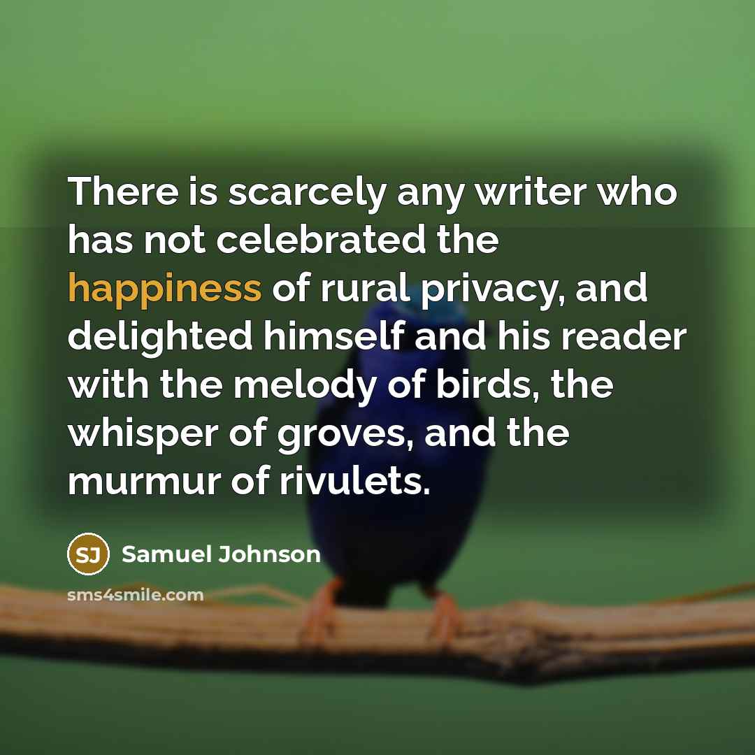 “There is scarcely any writer who has not celebrated the…” quote by Samuel Johnson