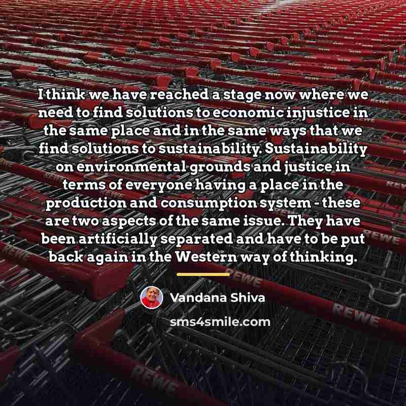 “I think we have reached a stage now where we…” quote by Vandana Shiva