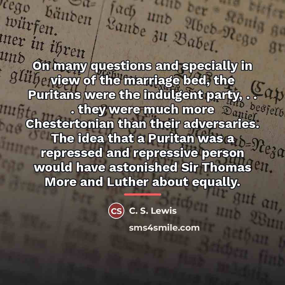 “On many questions and specially in view of the marriage…” quote by C. S. Lewis