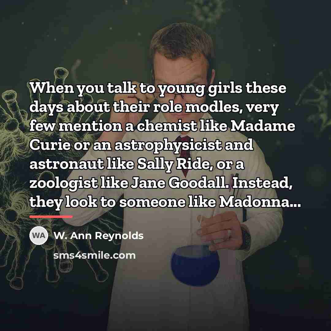 “When you talk to young girls these days about their…” quote by Anonymous