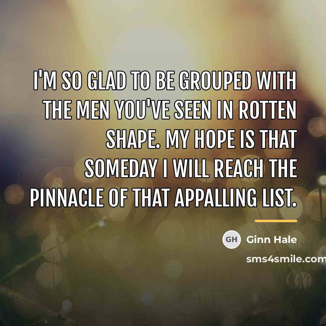 “I'm so glad to be grouped with the men you've…” quote by Ginn Hale
