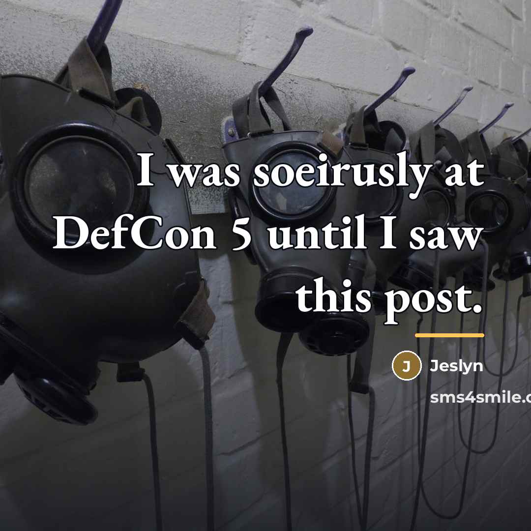 “I was soeirusly at DefCon 5 until I saw this…” quote by Jeslyn