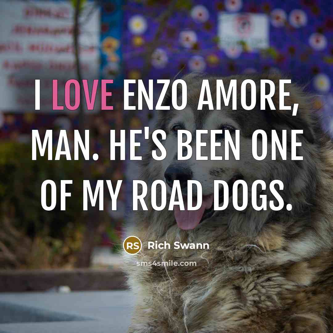 “I love Enzo Amore, man. He's been one of my…” quote by Rich Swann