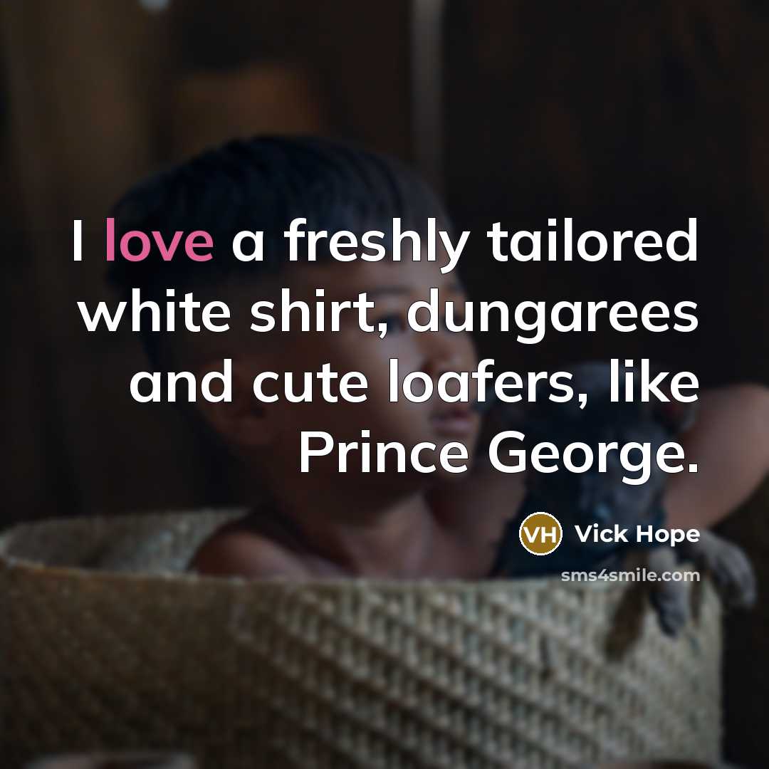 “I love a freshly tailored white shirt, dungarees and cute…” quote by Vick Hope