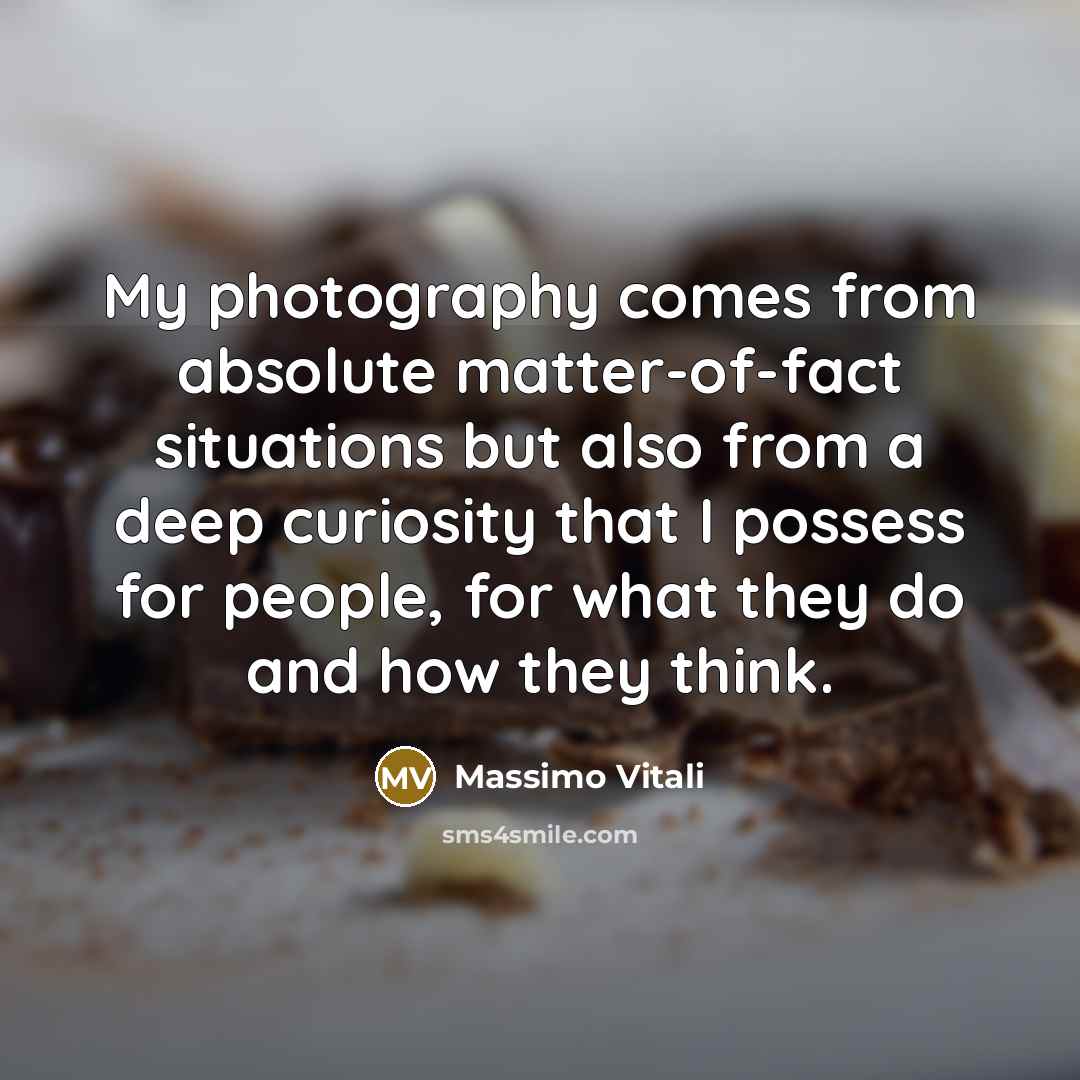 “My photography comes from absolute matter-of-fact situations but also from…” quote by Massimo Vitali