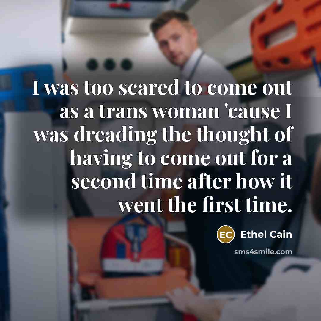 “I was too scared to come out as a trans…” quote by Ethel Cain