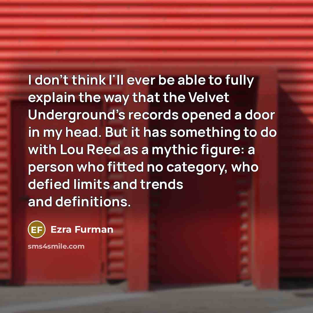 “I don't think I'll ever be able to fully explain…” quote by Ezra Furman