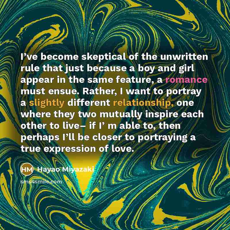 “I’ve become skeptical of the unwritten rule that just because…” quote by Hayao Miyazaki