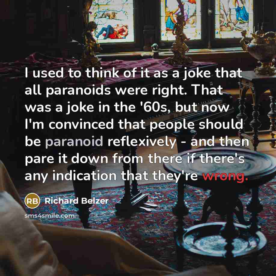 “I used to think of it as a joke that…” quote by Richard Belzer