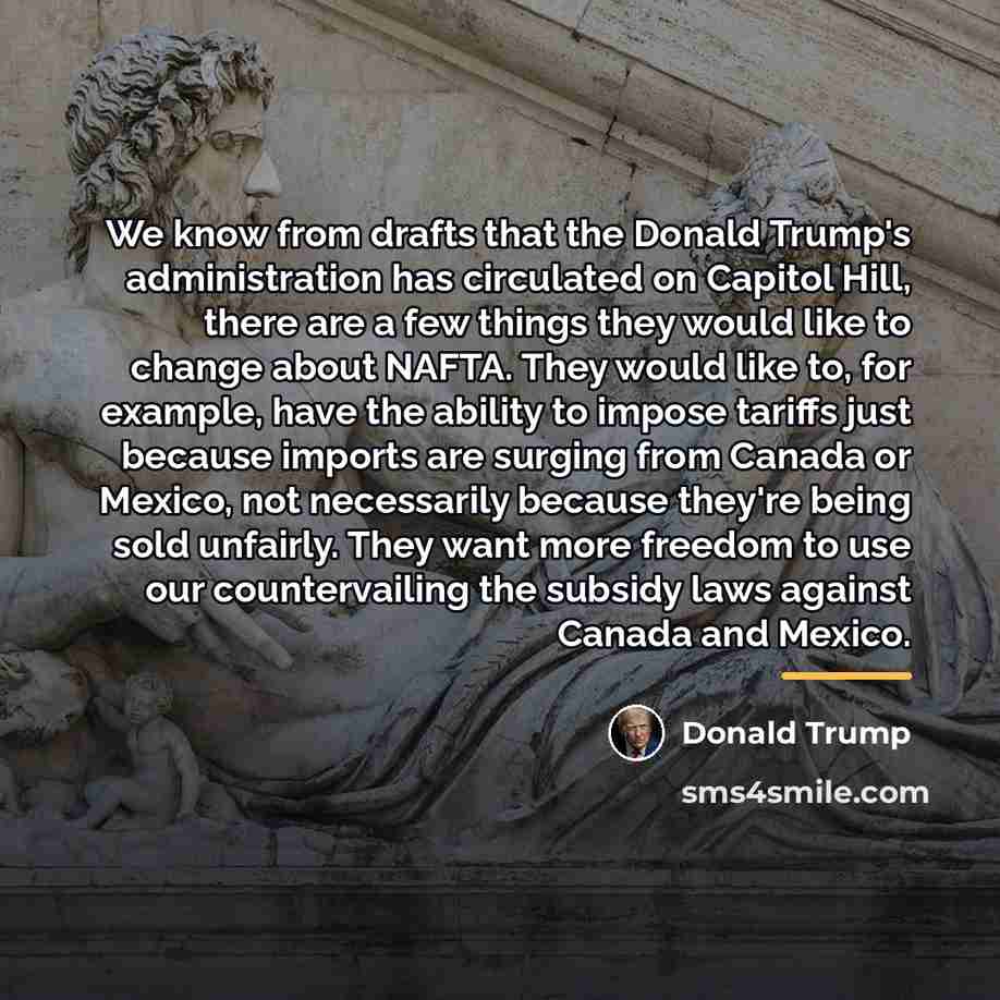 “We know from drafts that the Donald Trump's administration has…” quote by Donald Trump