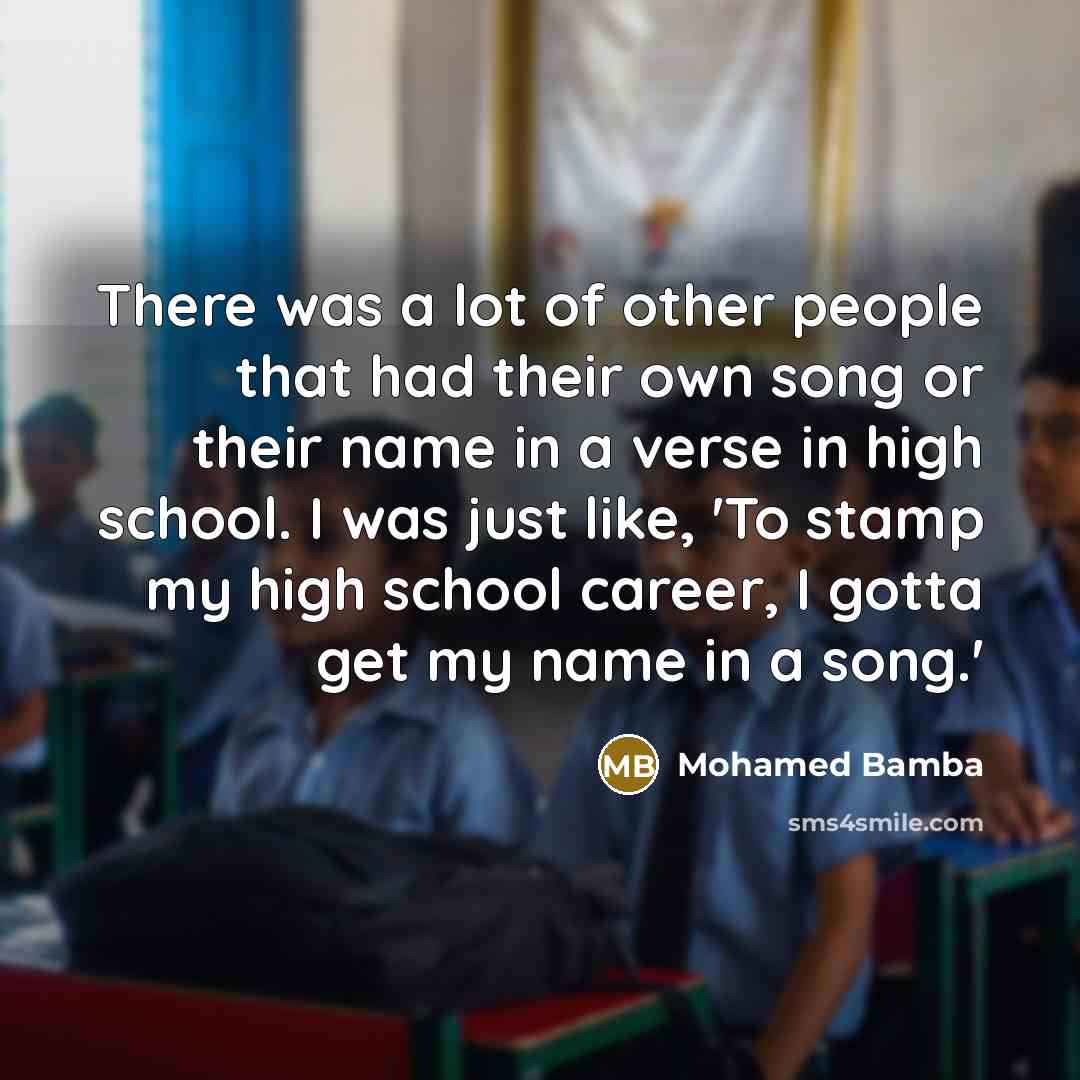“There was a lot of other people that had their…” quote by Mohamed Bamba