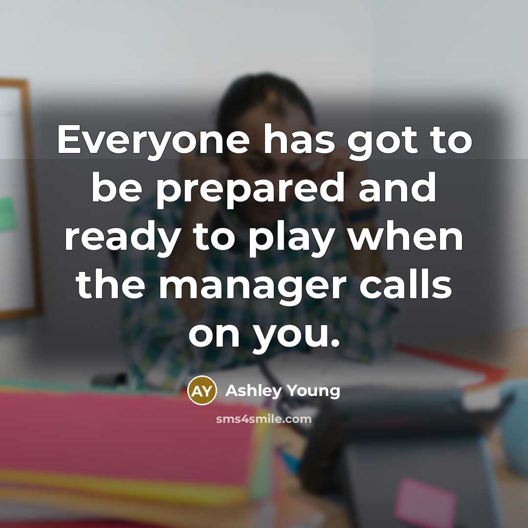 “Everyone has got to be prepared and ready to play…” quote by Ashley Young