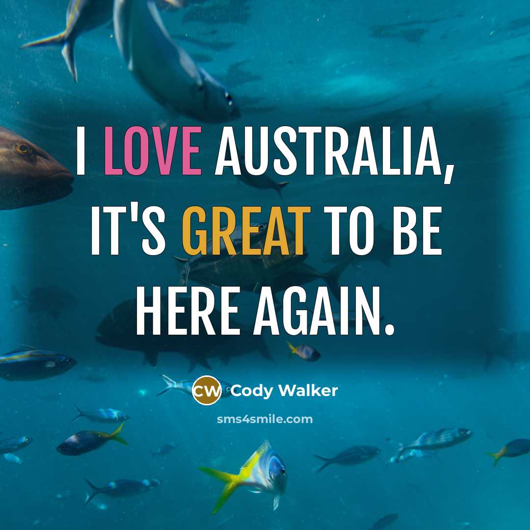 “I love Australia, it's great to be here again.…” quote by Cody Walker