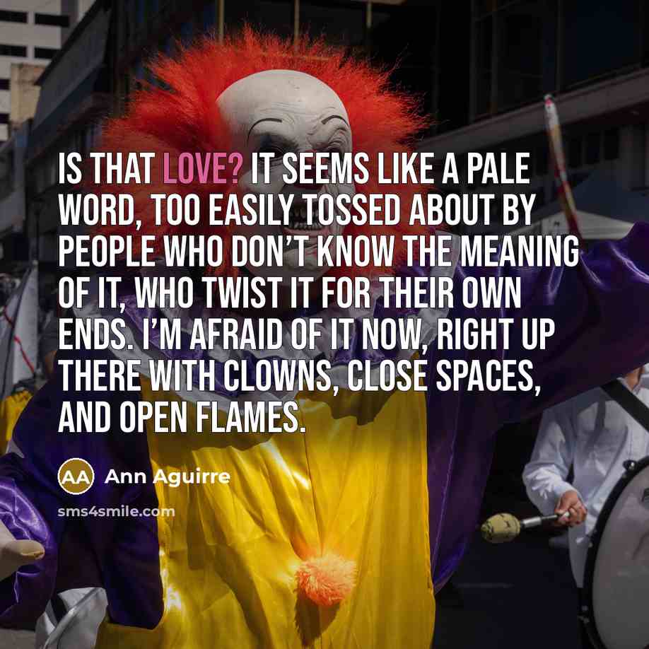 “Is that love? It seems like a pale word, too…” quote by Ann Aguirre