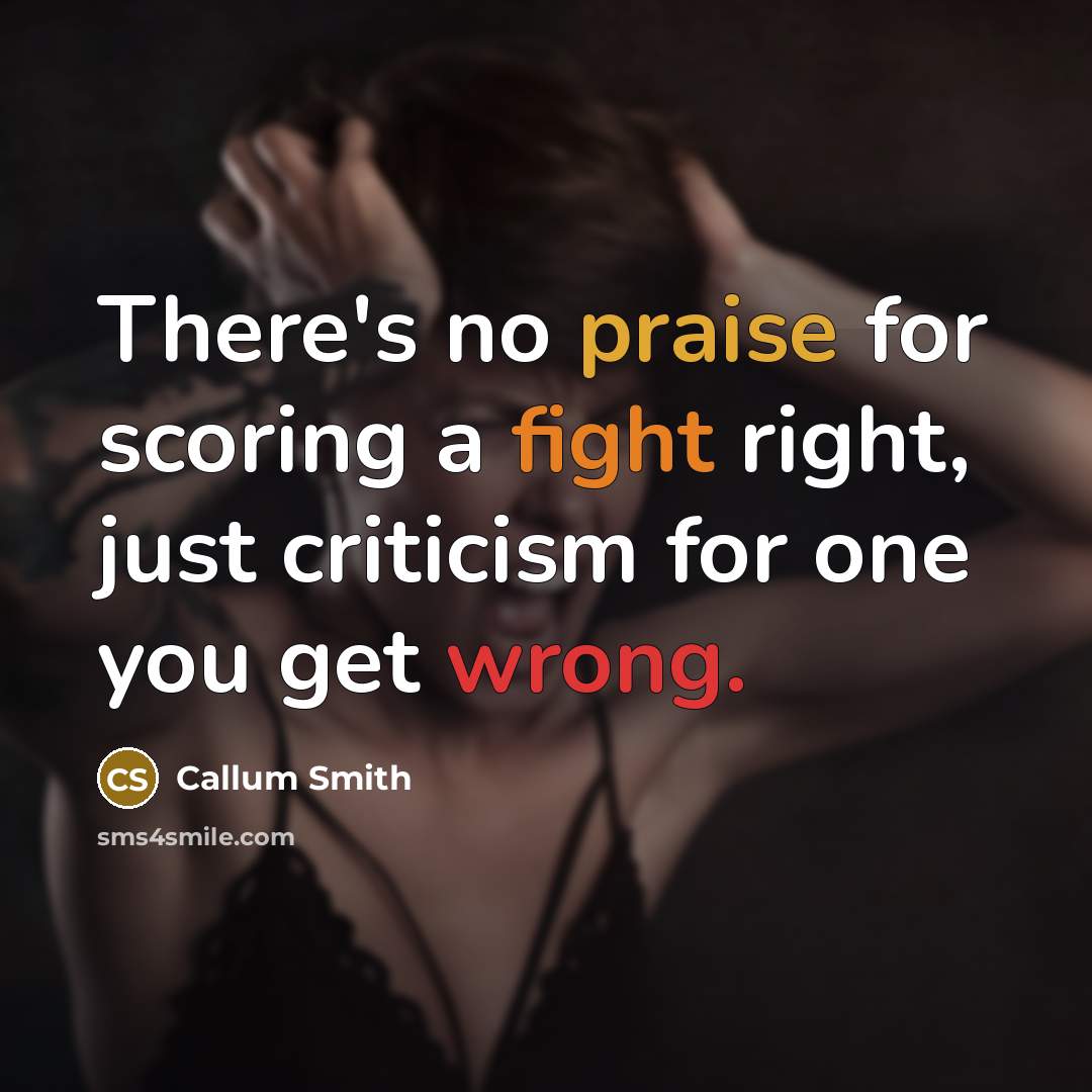 “There's no praise for scoring a fight right, just criticism…” quote by Callum Smith