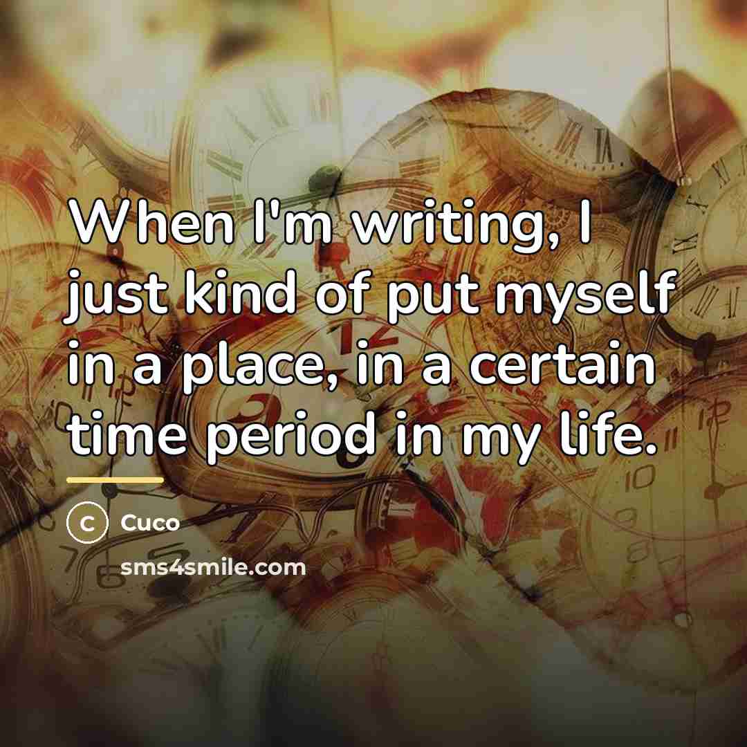 “When I'm writing, I just kind of put myself in…” quote by Cuco