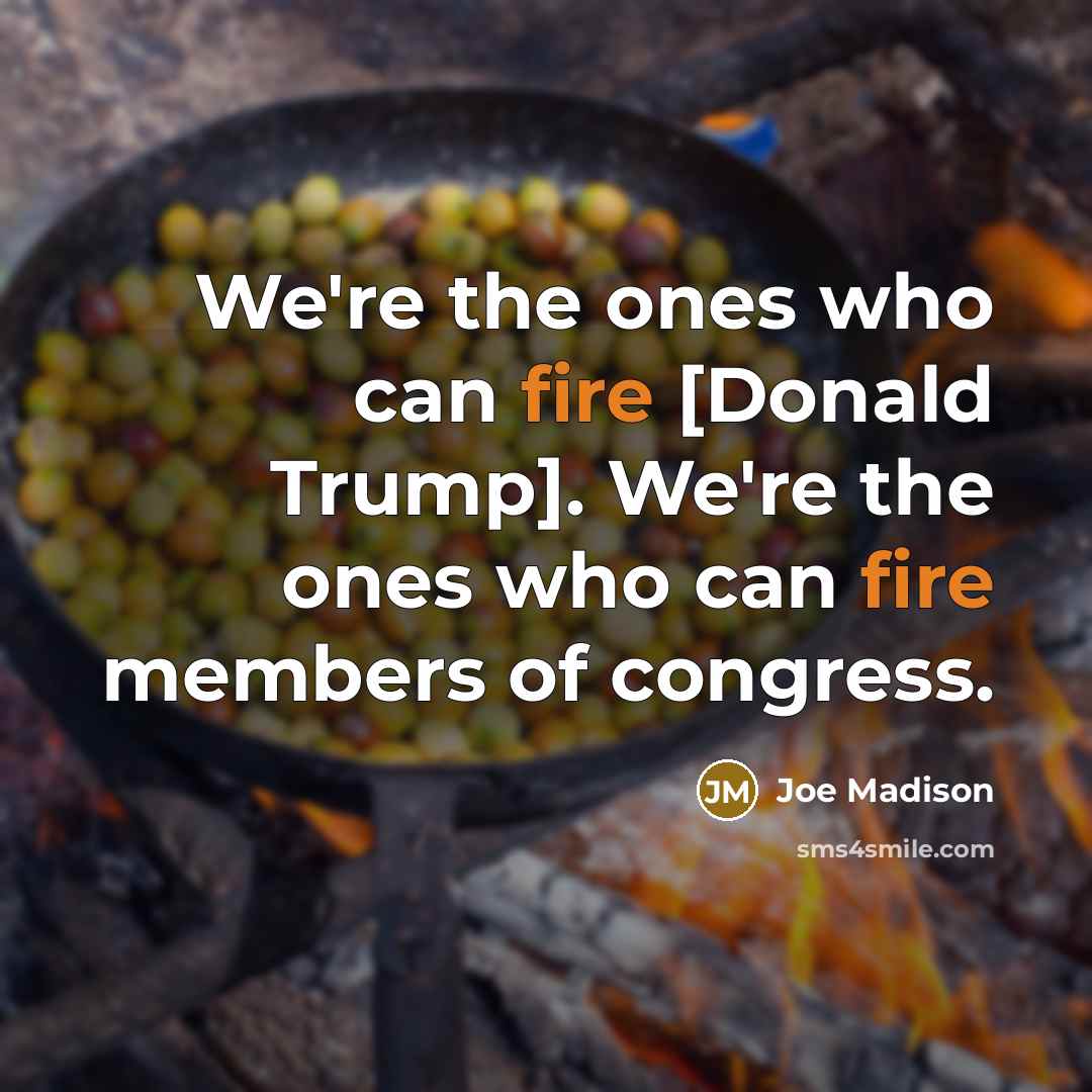 “We`re the ones who can fire [Donald Trump]. We`re the…” quote by Joe Madison