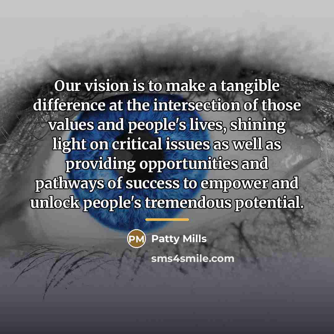 “Our vision is to make a tangible difference at the…” quote by Patty Mills
