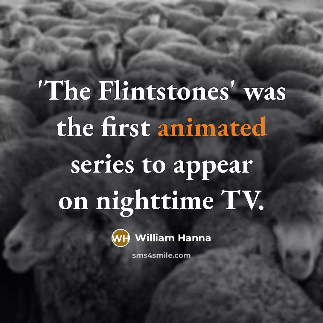 “'The Flintstones' was the first animated series to appear on…” quote by William Hanna