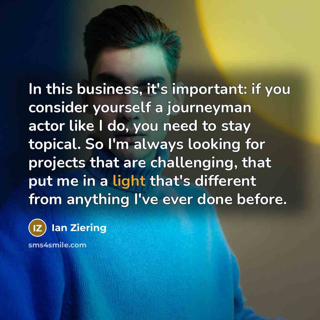 “In this business, it's important: if you consider yourself a…” quote by Ian Ziering