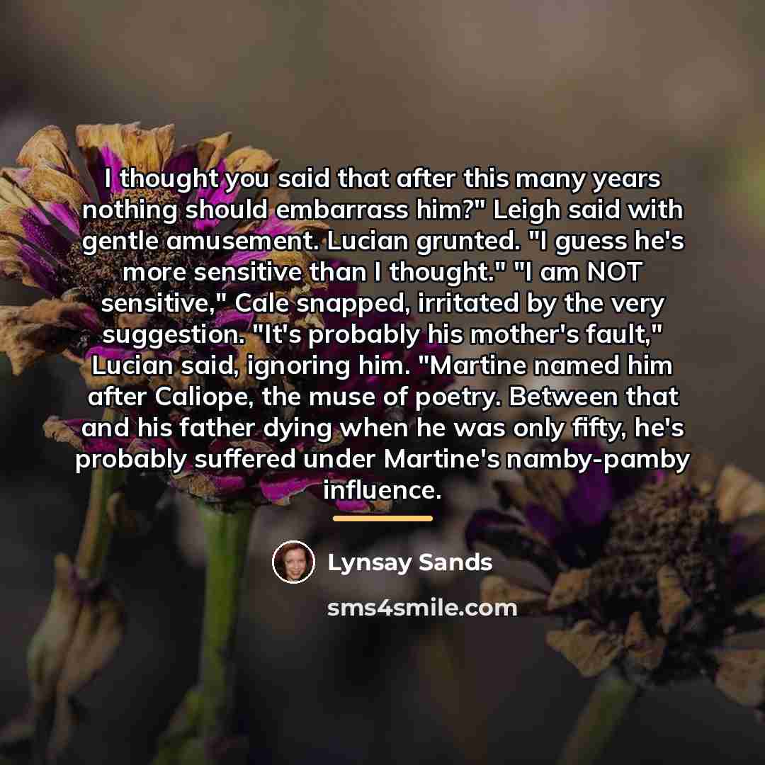 “I thought you said that after this many years nothing…” quote by Lynsay Sands