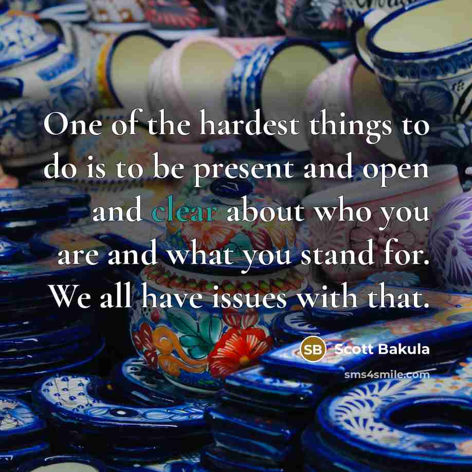 “One of the hardest things to do is to be…” quote by Scott Bakula