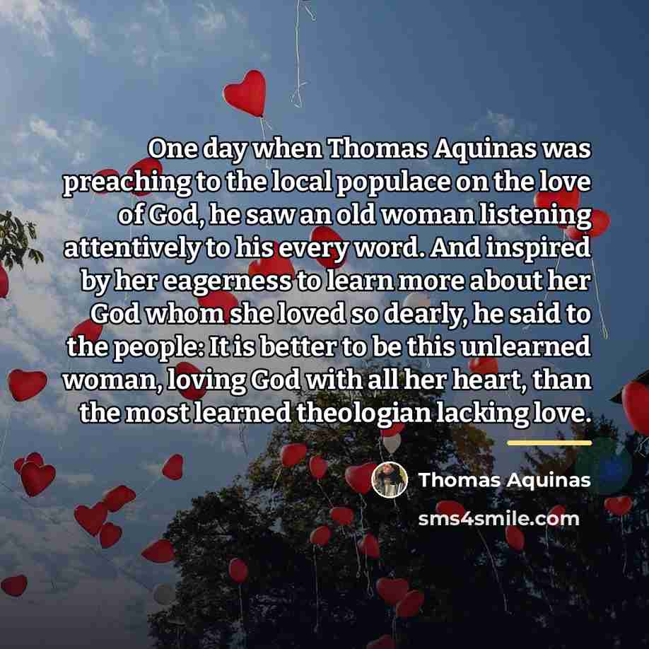 “One day when Thomas Aquinas was preaching to the local…” quote by Thomas Aquinas