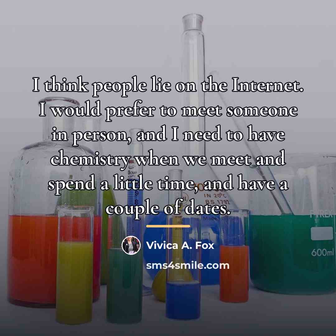 “I think people lie on the Internet. I would prefer…” quote by Vivica A. Fox