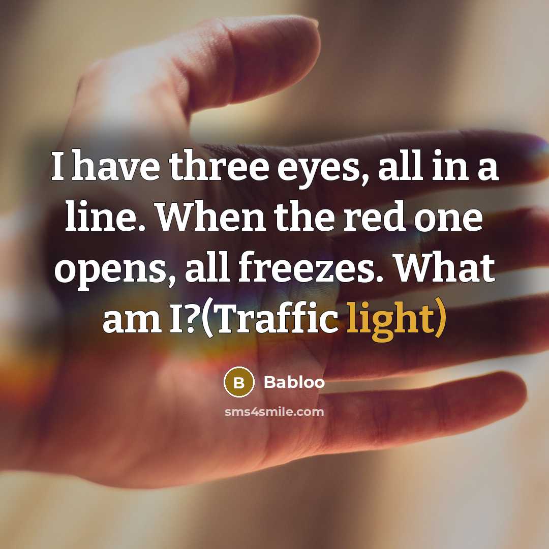“I have three eyes, all in a line. When the…” quote by Babloo