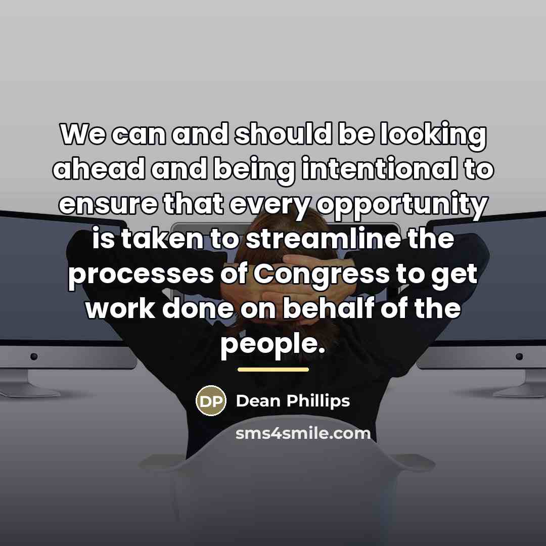 “We can and should be looking ahead and being intentional…” quote by Dean Phillips