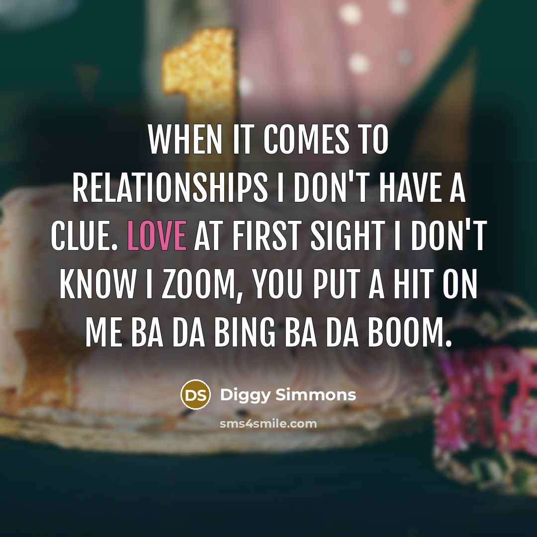 “When it comes to relationships I don't have a clue.…” quote by Diggy Simmons