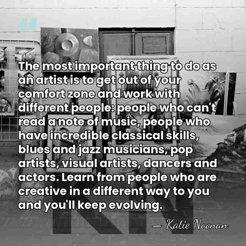 The most important thing to do as an artist is to get&hellip; - Katie Noonan