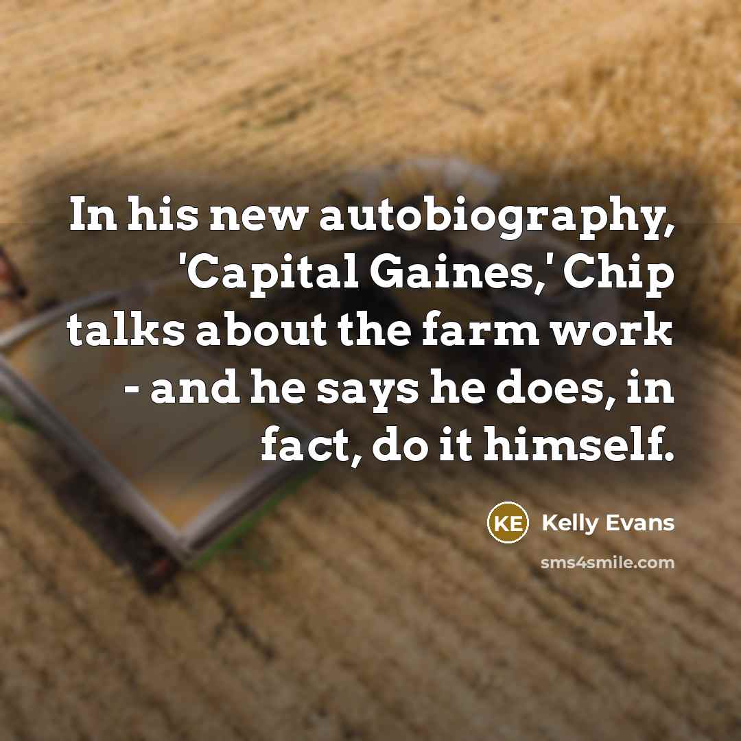 “In his new autobiography, 'Capital Gaines,' Chip talks about the…” quote by Kelly Evans