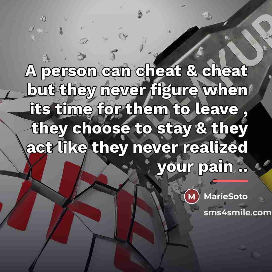 “A person can cheat & cheat but they never figure…” quote by MarieSoto