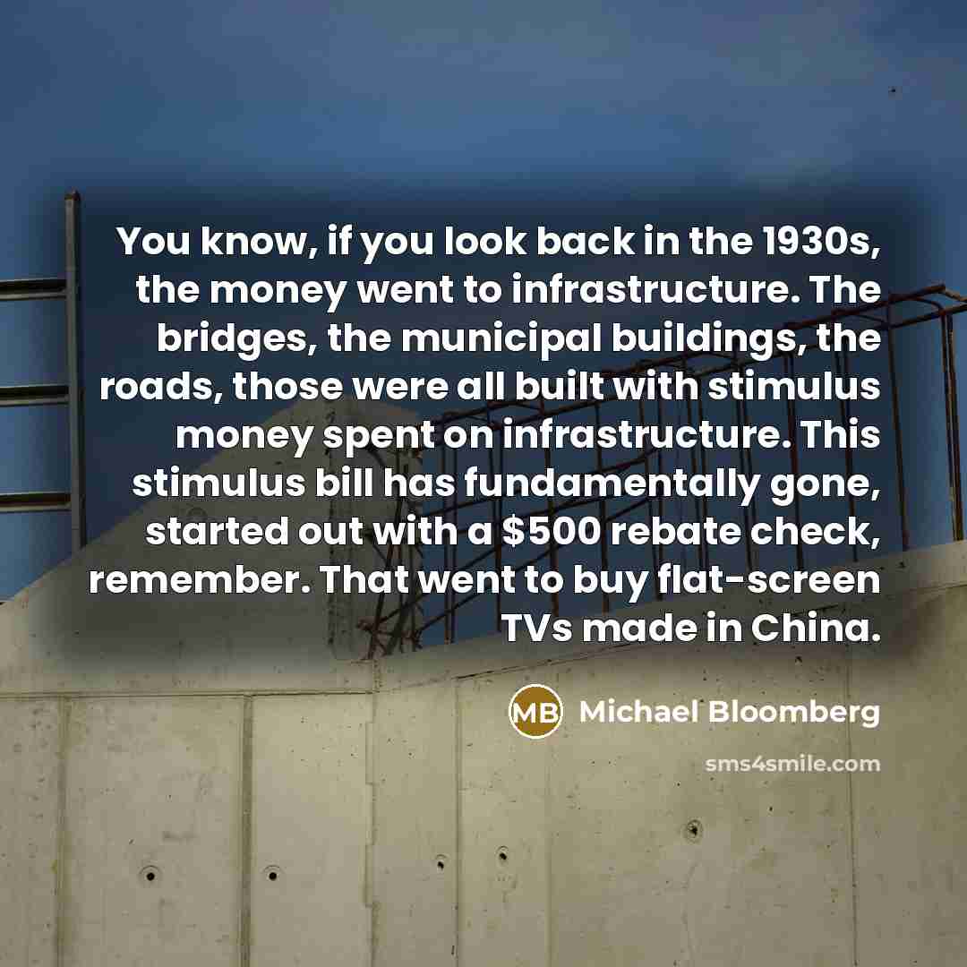 “You know, if you look back in the 1930s, the…” quote by Michael Bloomberg