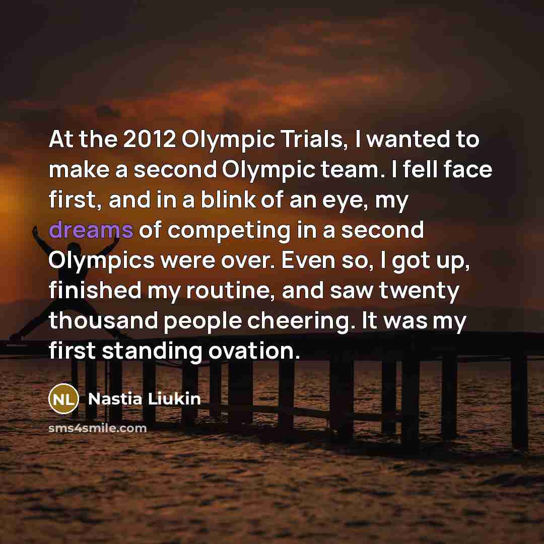 “At the 2012 Olympic Trials, I wanted to make a…” quote by Nastia Liukin