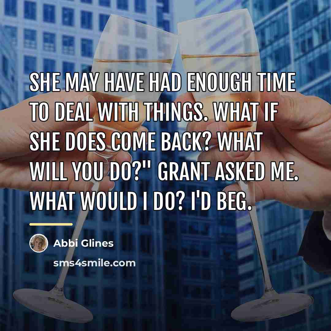 “She may have had enough time to deal with things.…” quote by Abbi Glines
