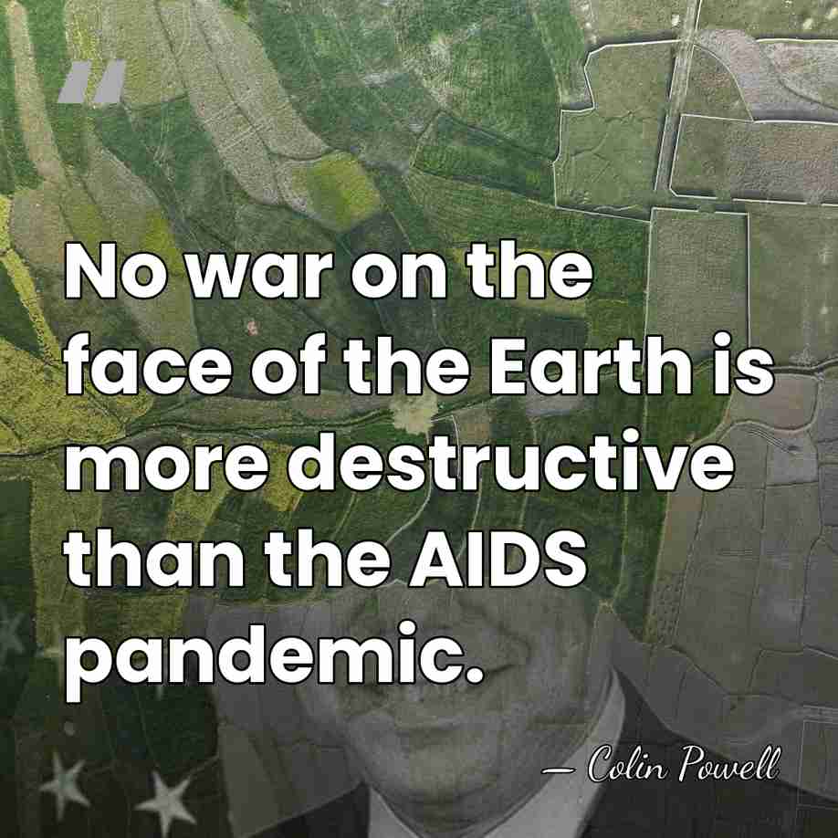 No war on the face of the Earth is more destructive than&hellip; - Colin Powell