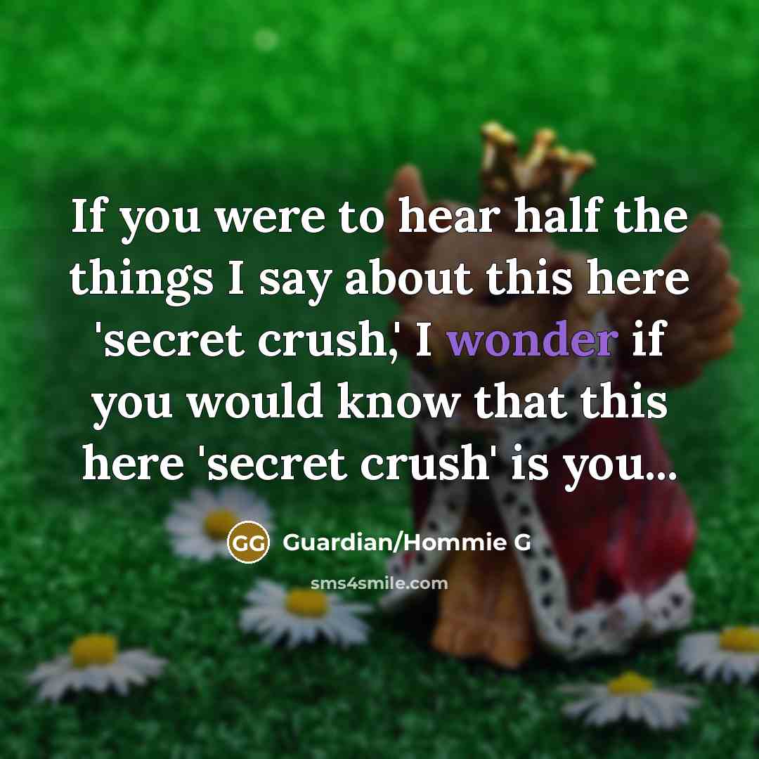 “If you were to hear half the things I say…” quote by Guardian/Hommie G