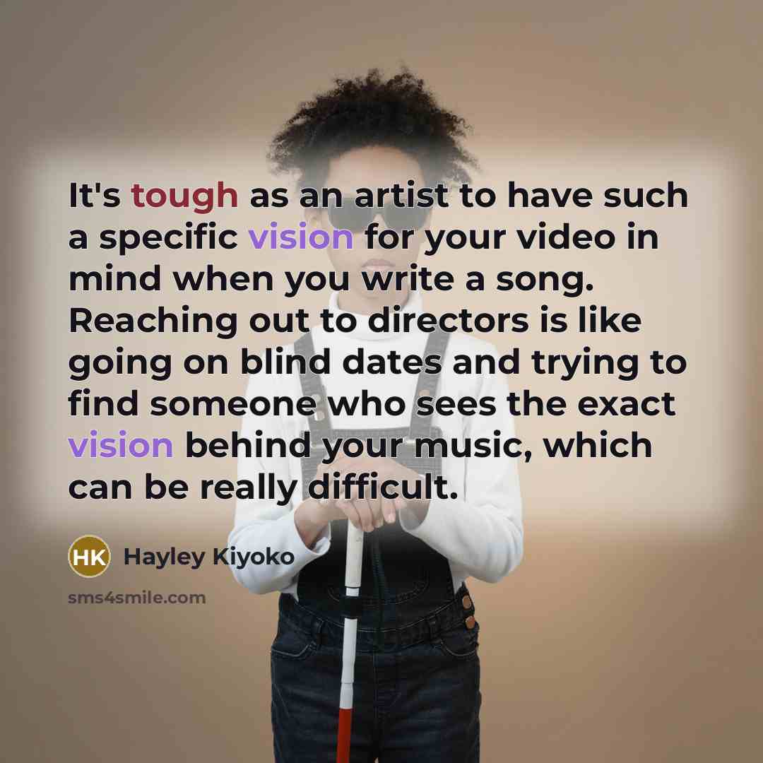 “It's tough as an artist to have such a specific…” quote by Hayley Kiyoko