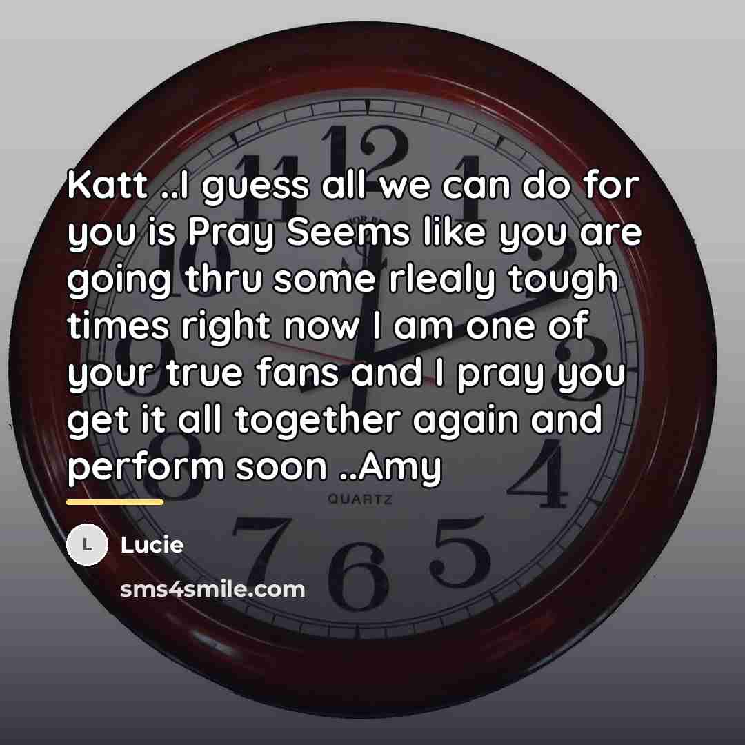 “Katt ..I guess all we can do for you is…” quote by Lucie