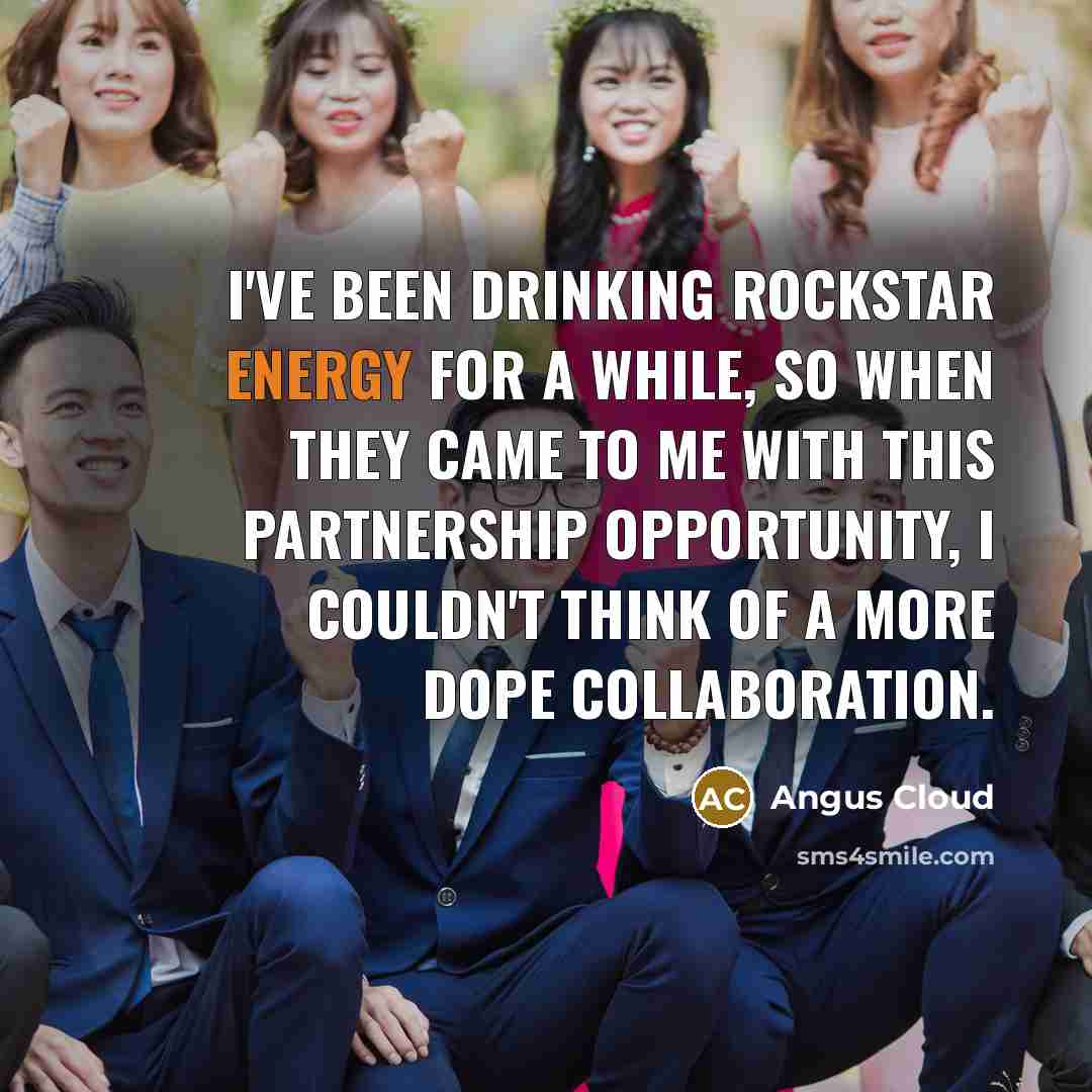 “I've been drinking Rockstar Energy for a while, so when…” quote by Angus Cloud