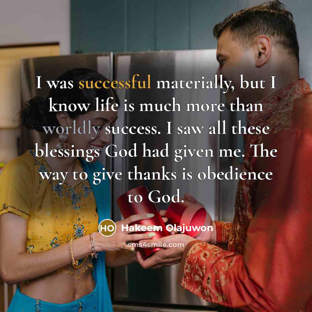 “I was successful materially, but I know life is much…” quote by Hakeem Olajuwon