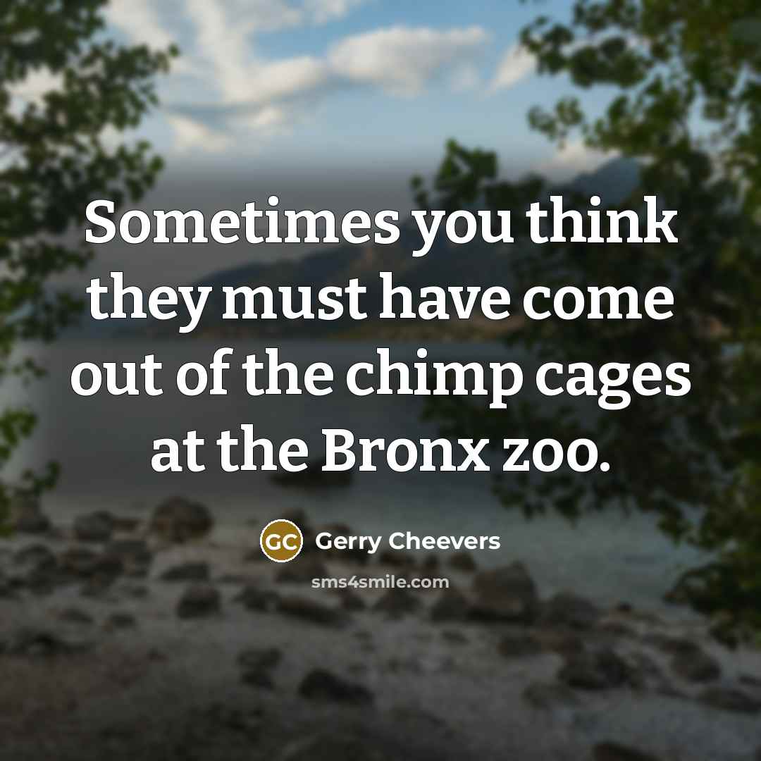 “Sometimes you think they must have come out of the…” quote by Gerry Cheevers