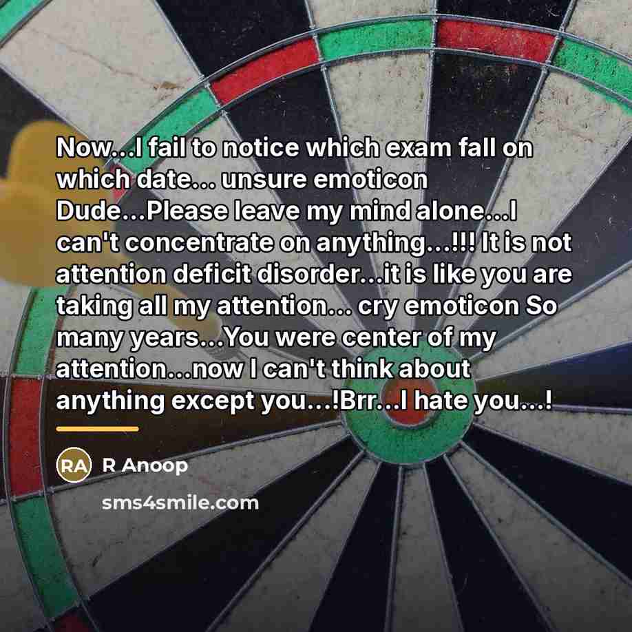 “Now...I fail to notice which exam fall on which date...…” quote by R Anoop