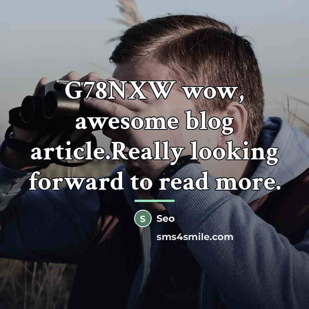 “G78NXW wow, awesome blog article.Really looking forward to read more.…” quote by Seo