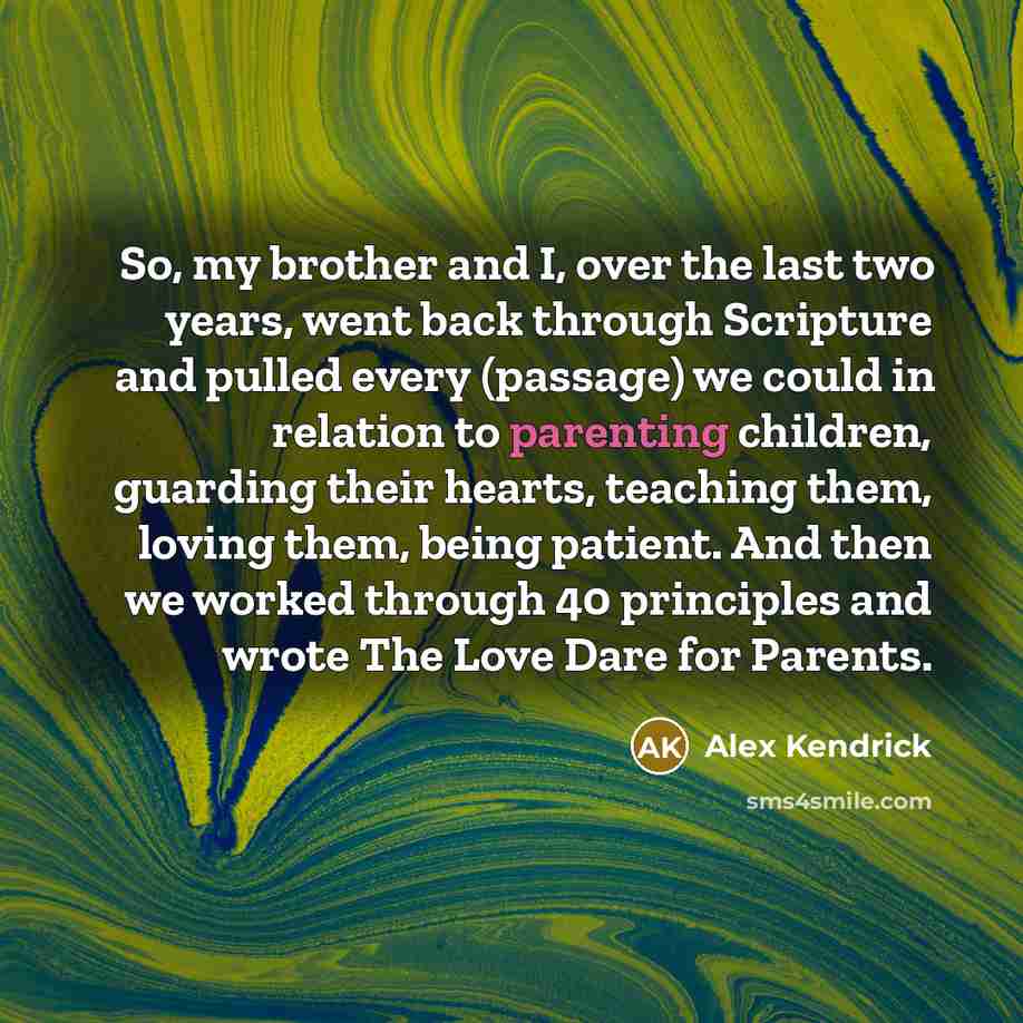 “So, my brother and I, over the last two years,…” quote by Alex Kendrick