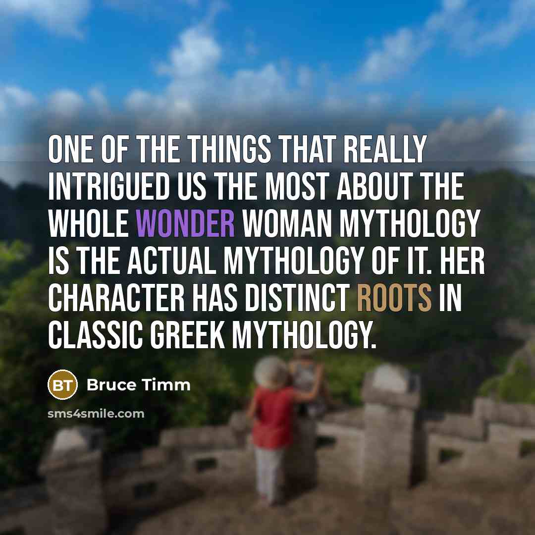 “One of the things that really intrigued us the most…” quote by Bruce Timm
