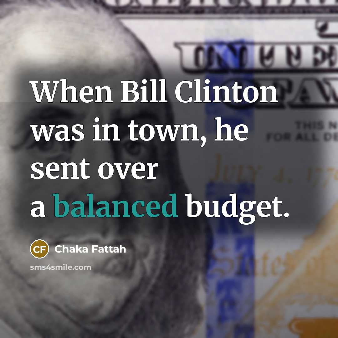 “When Bill Clinton was in town, he sent over a…” quote by Chaka Fattah